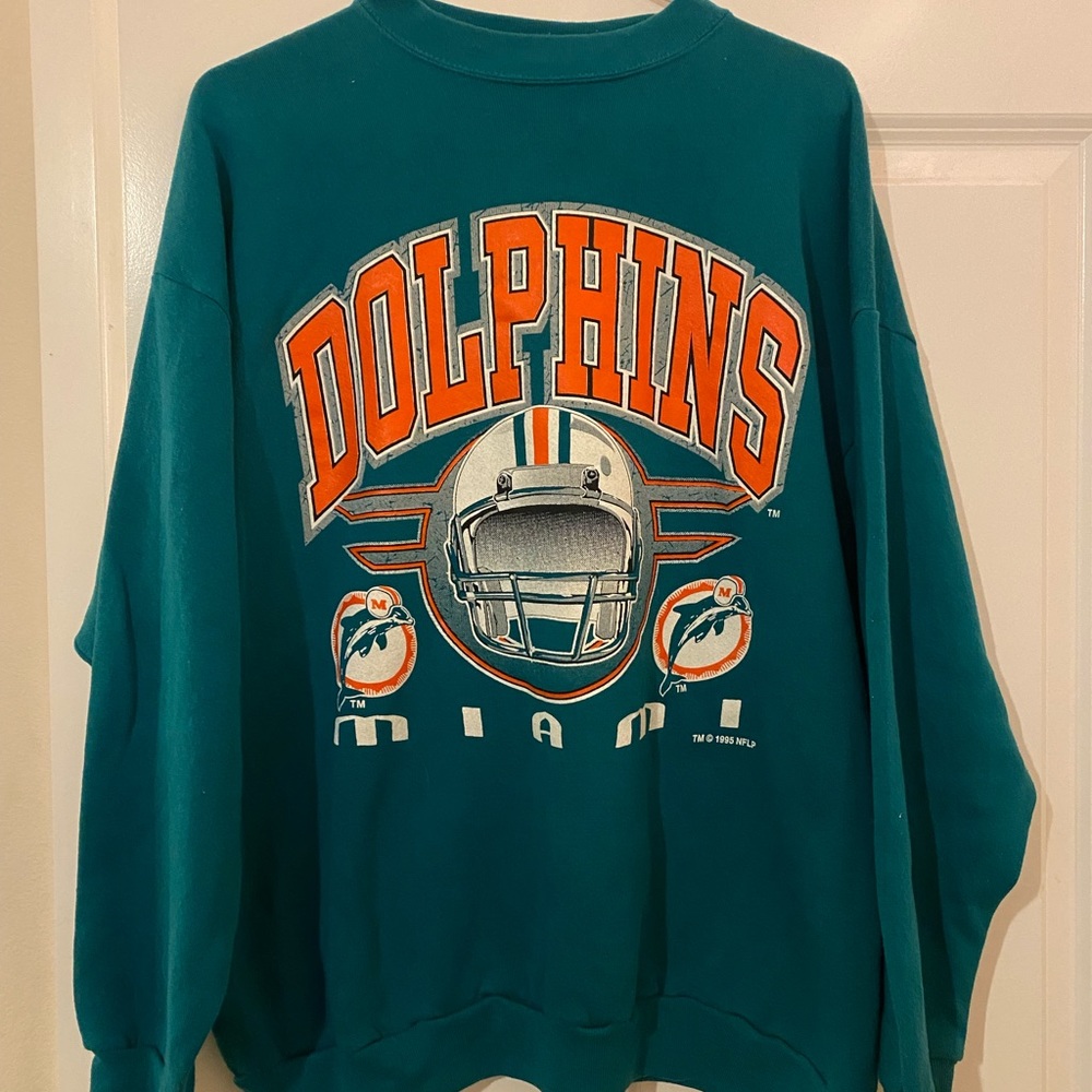 Vintage 1995 Miami Dolphins Crewneck Sweatshirt